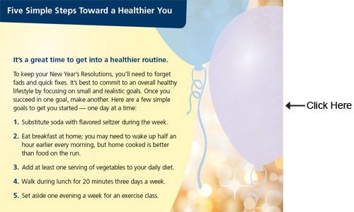 Keep Your New Year's Health Resolutions