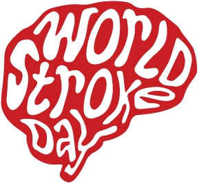 World Stroke Day written in brain