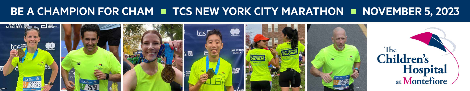 2023 TCS New York City Marathon Champions for CHAM