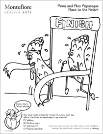coloring pages for children with a healthy message