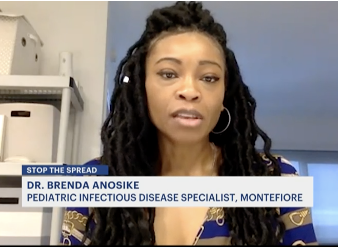Montefiore-Einstein's Dr. Brenda Anosike on News 12: Mask Protection Again the Omicron Variant