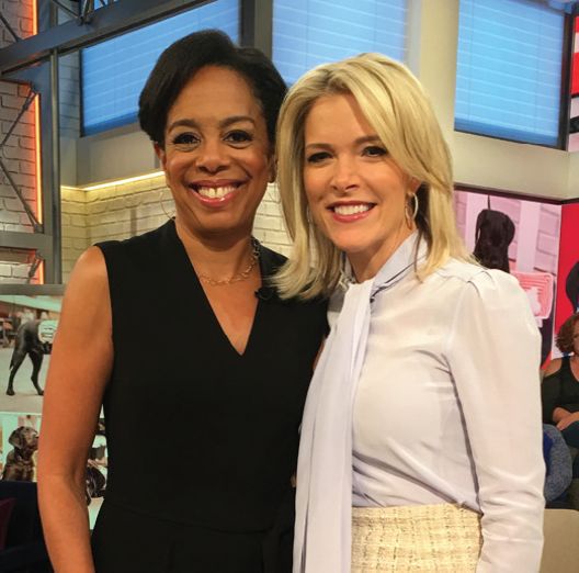 Sharon Epperson with Megyn Kelly
