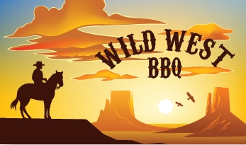 Wild West BBQ at the Moses Campus outdoor gardens
